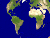 Atlantischer Ozean Satellit 1600x1200